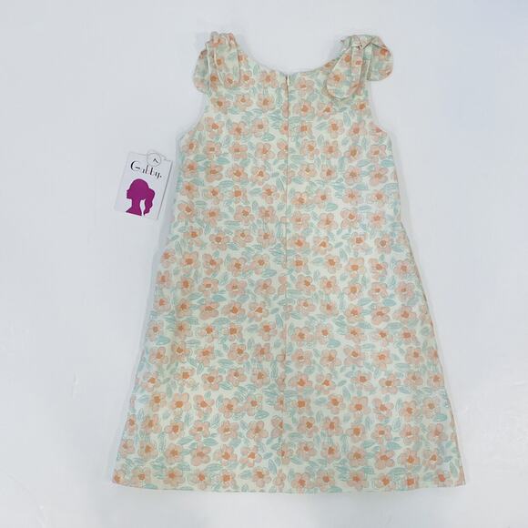 NWT Gabby Size 7 Peach Flower Dress - Picture 6 of 6